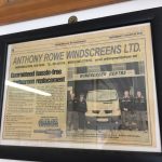 Anthony Rowe Windscreens Newspaper