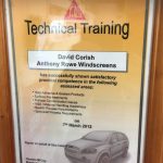 Anthony Rowe Windscreens Technical Training David Corish
